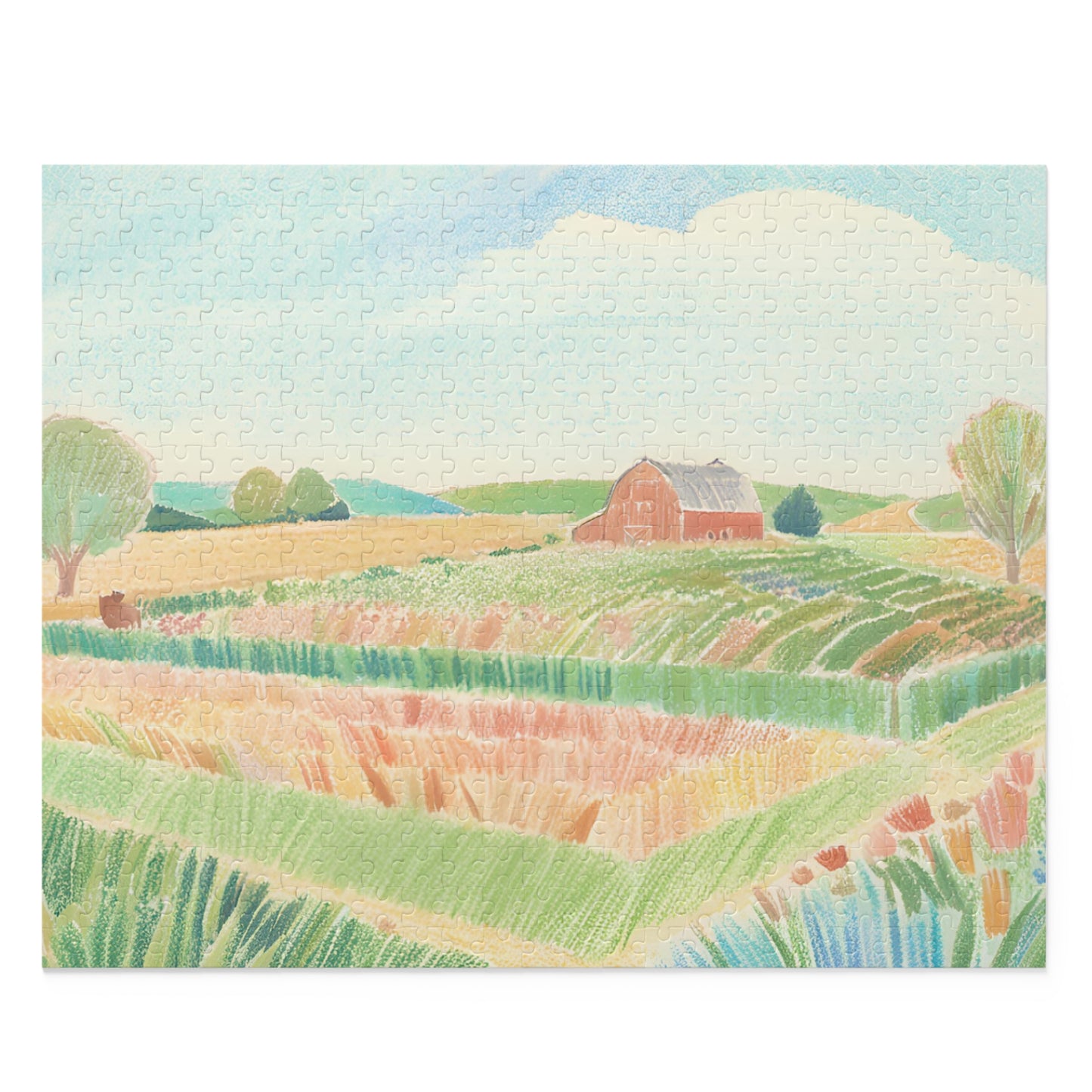 Farm  | Pencil Sketch Design