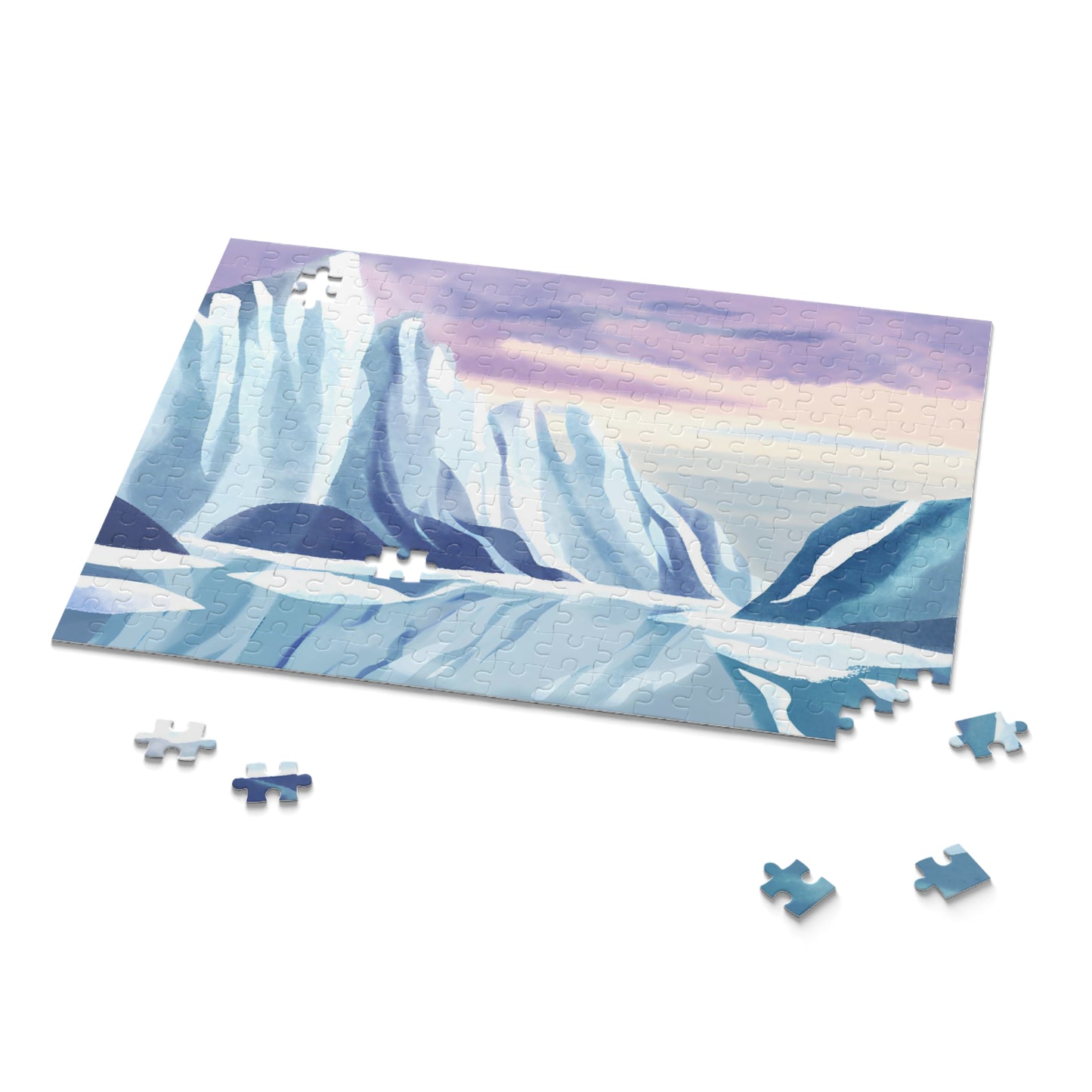 Arctic Ice Puzzle  | Watercolour Design