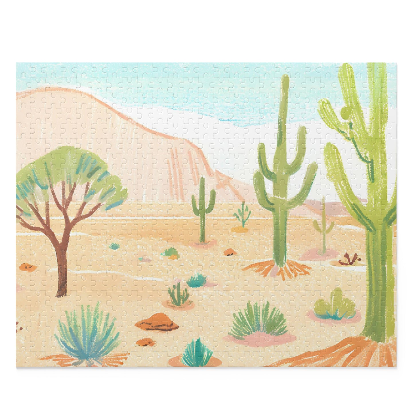 Desert Puzzle  | Crayon Design