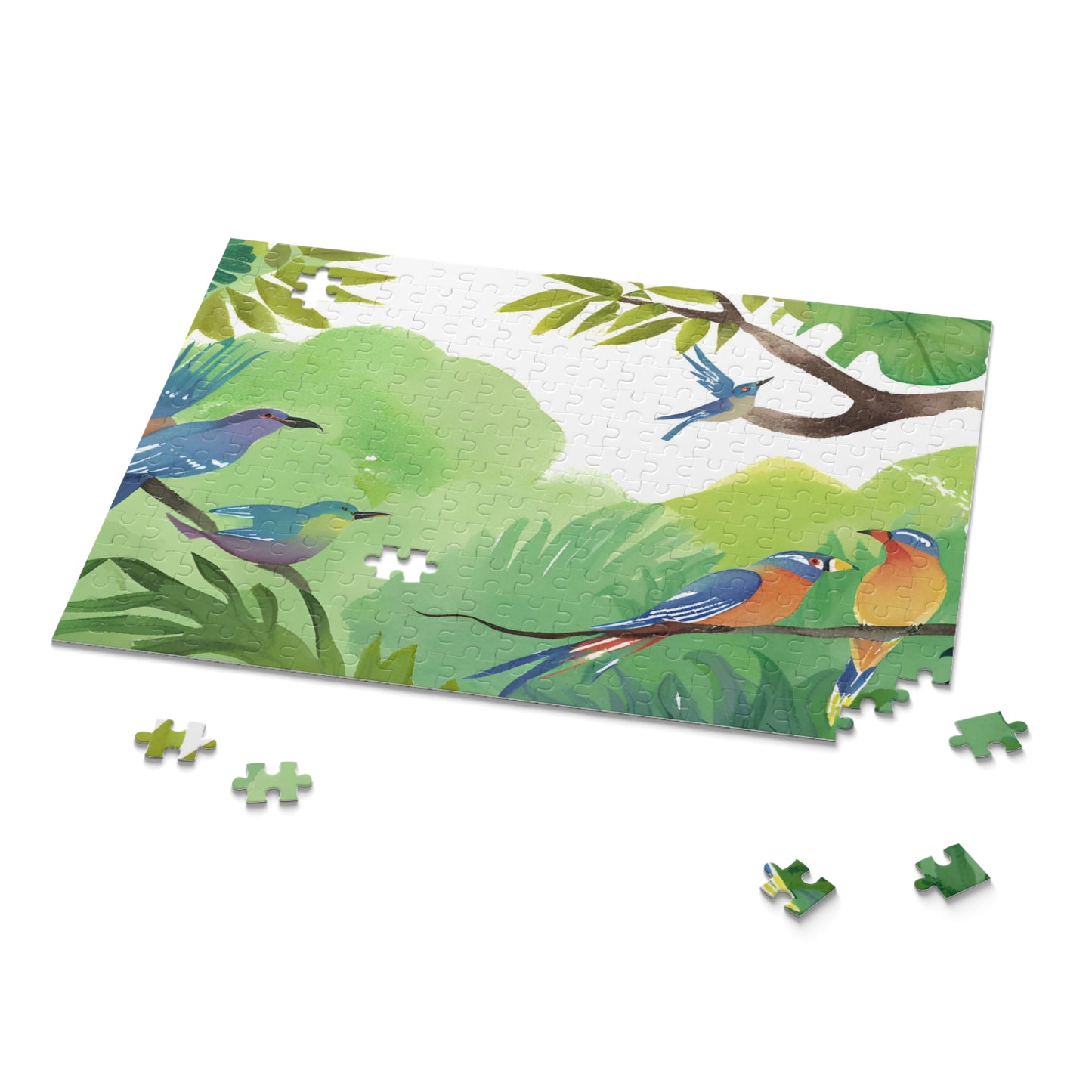 Rainforest Puzzle  | Watercolour Design