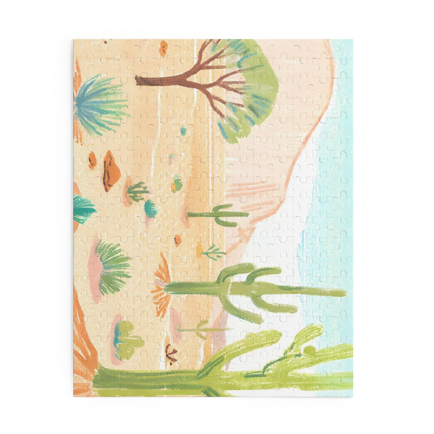 Desert Puzzle  | Crayon Design