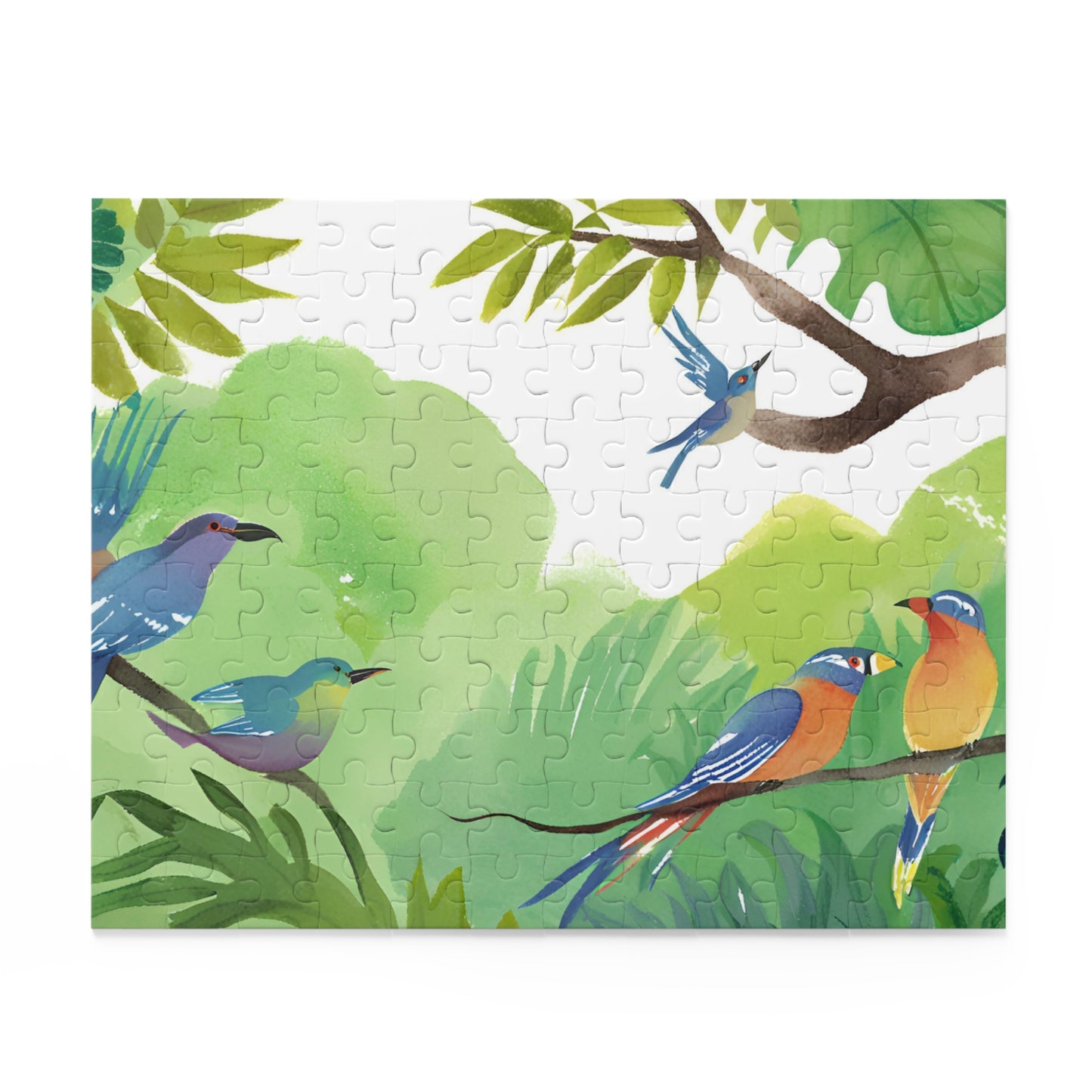 Rainforest Puzzle  | Watercolour Design