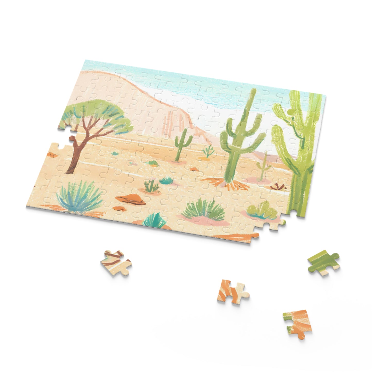 Desert Puzzle  | Crayon Design
