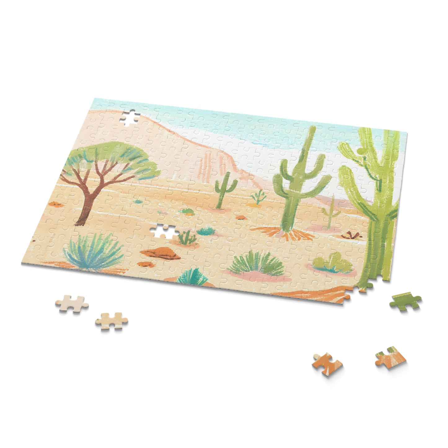 Desert Puzzle  | Crayon Design