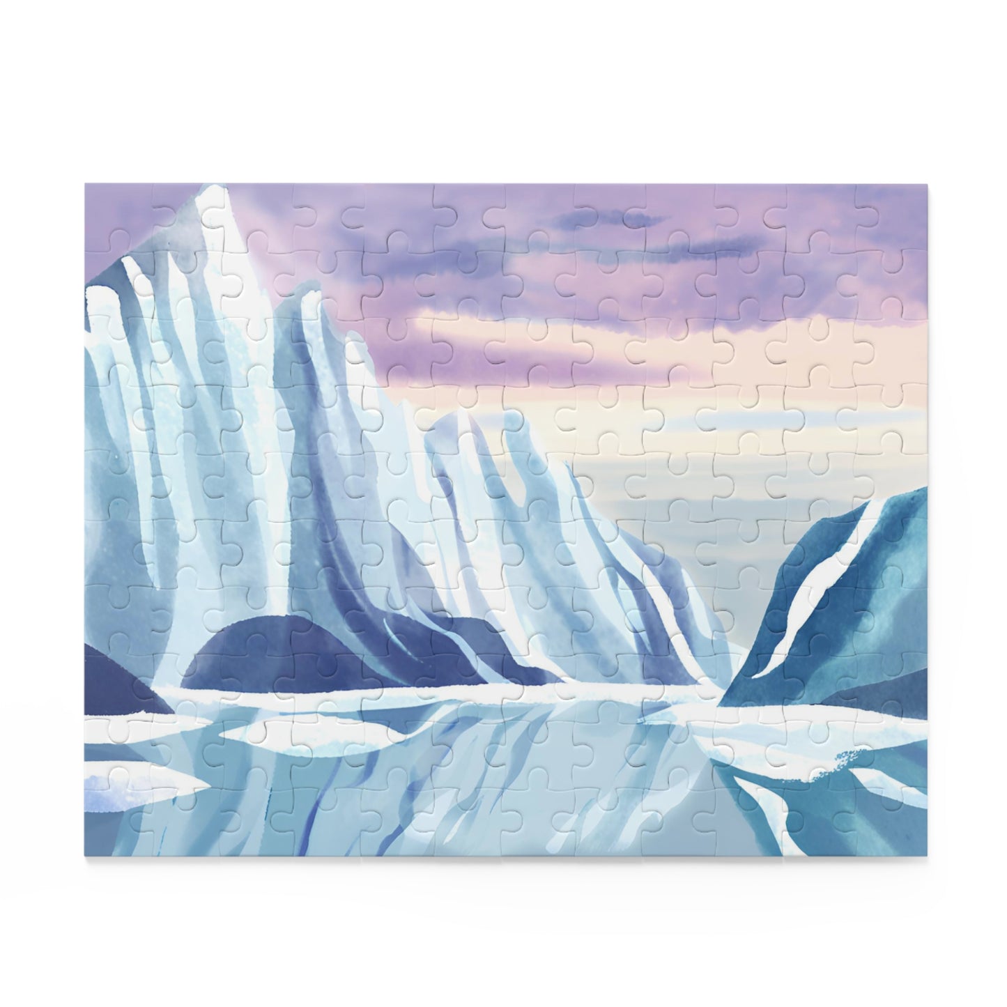 Arctic Ice Puzzle  | Watercolour Design