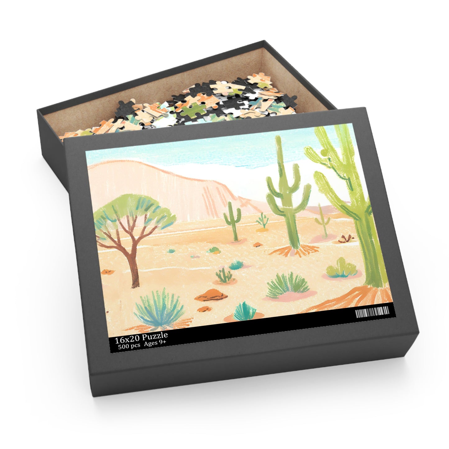 Desert Puzzle  | Crayon Design