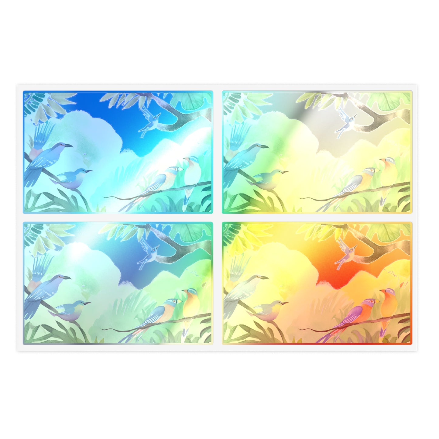 Tropical Rainforest Sticker Sheets