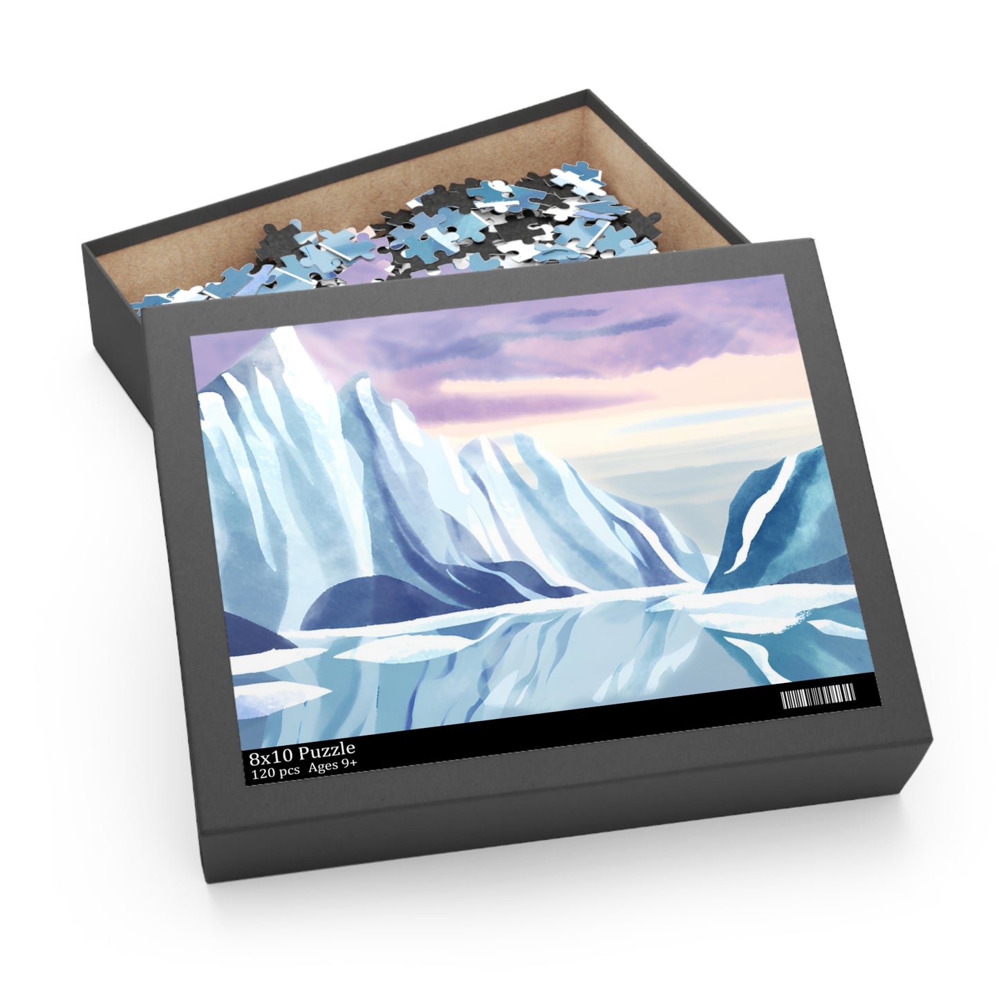 Arctic Ice Puzzle  | Watercolour Design