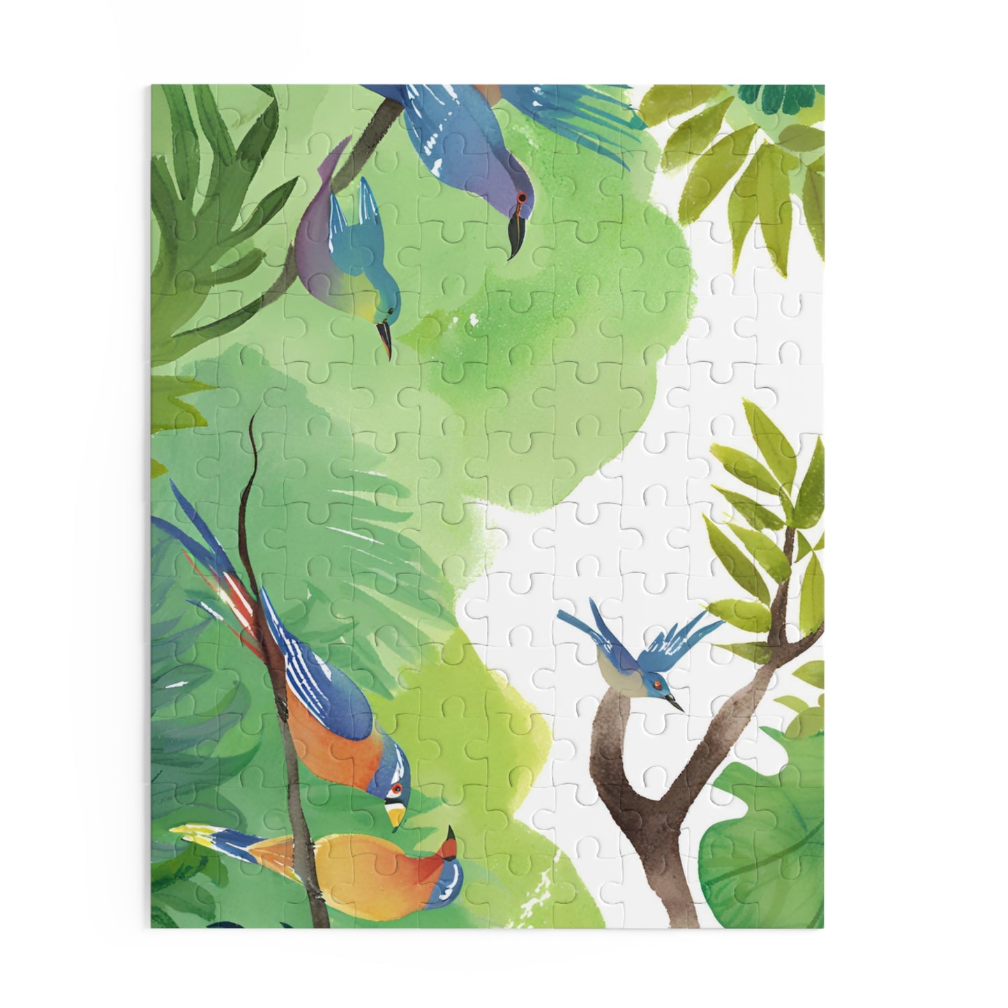 Rainforest Puzzle  | Watercolour Design