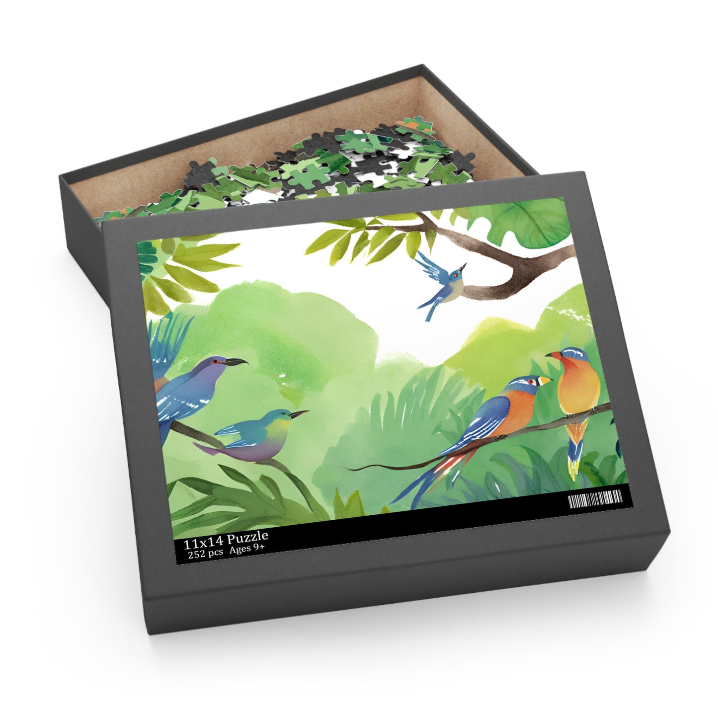 Rainforest Puzzle  | Watercolour Design