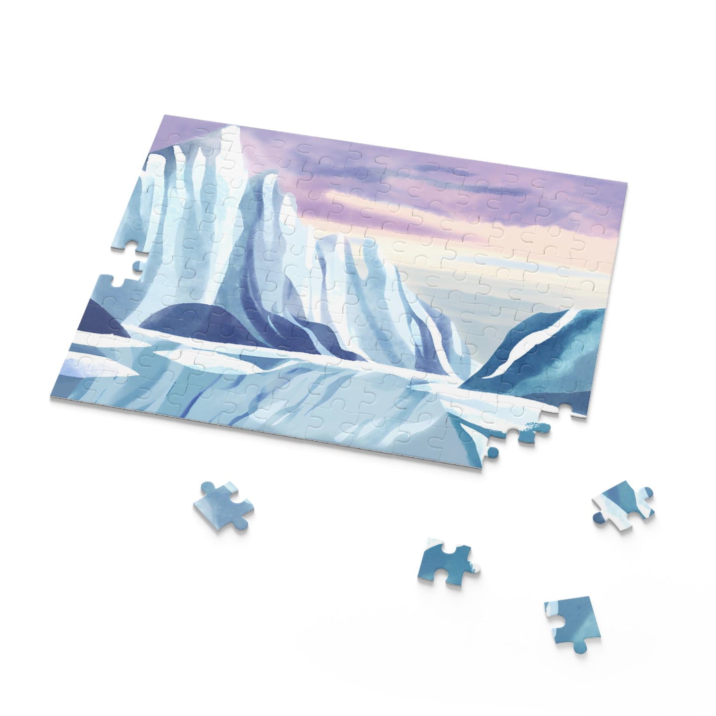 Arctic Ice Puzzle  | Watercolour Design