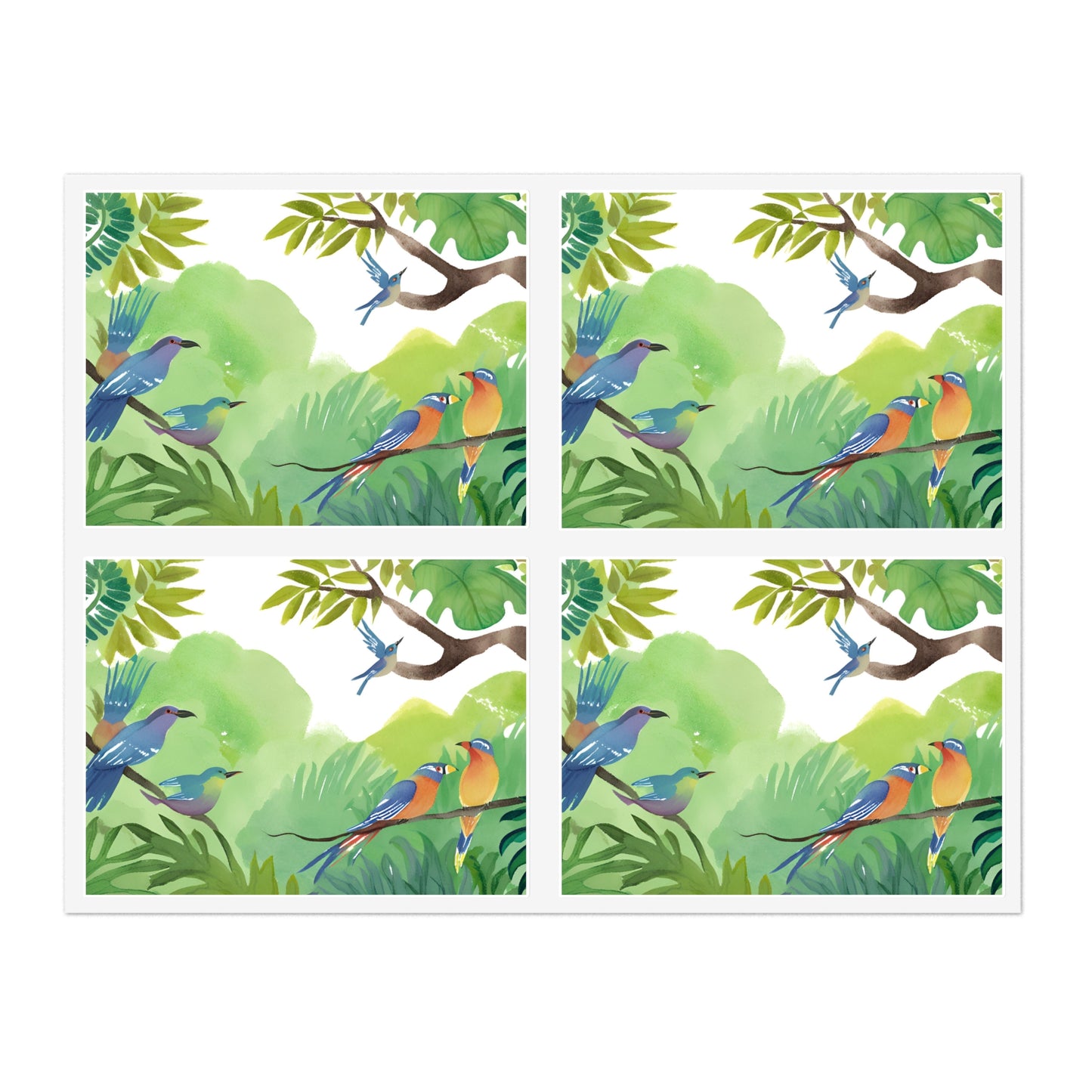 Tropical Rainforest Sticker Sheets