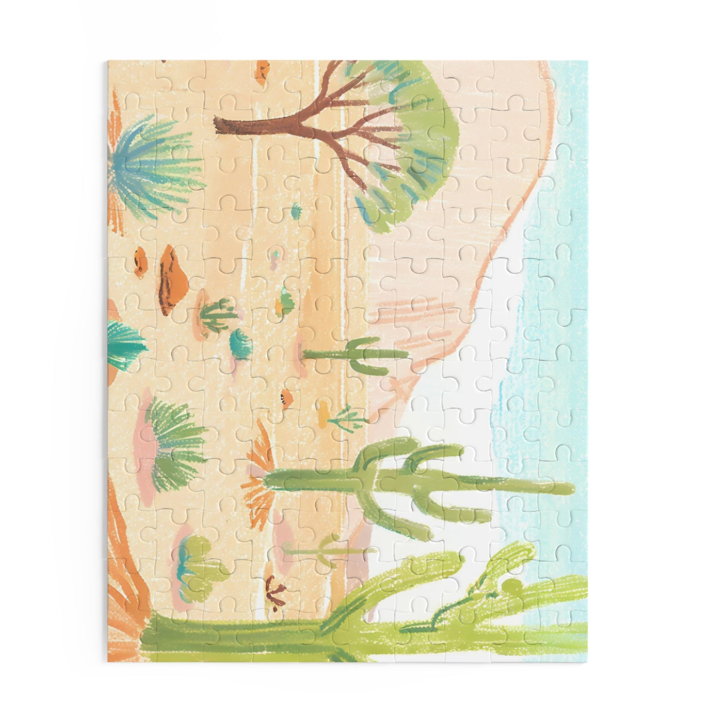 Desert Puzzle  | Crayon Design