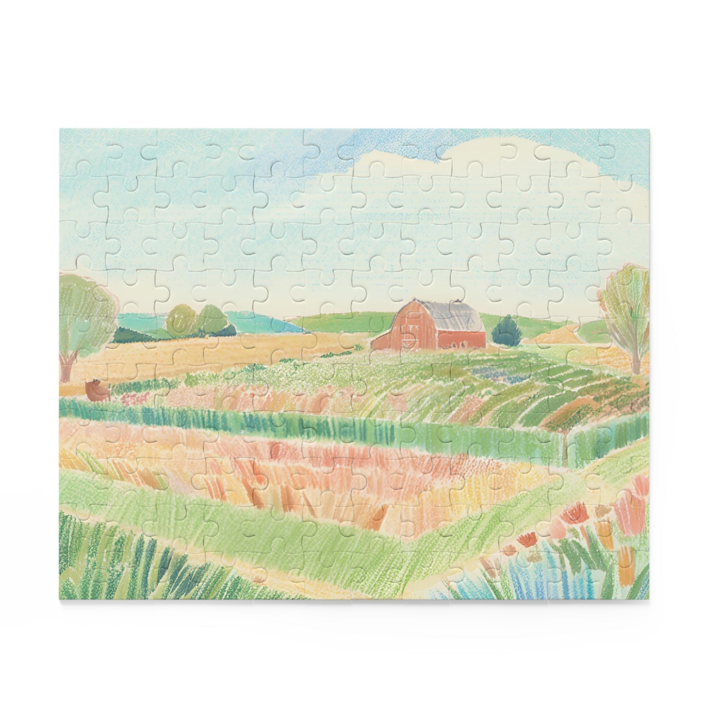 Farm  | Pencil Sketch Design