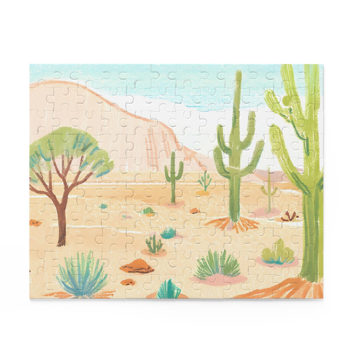 Desert Puzzle  | Crayon Design