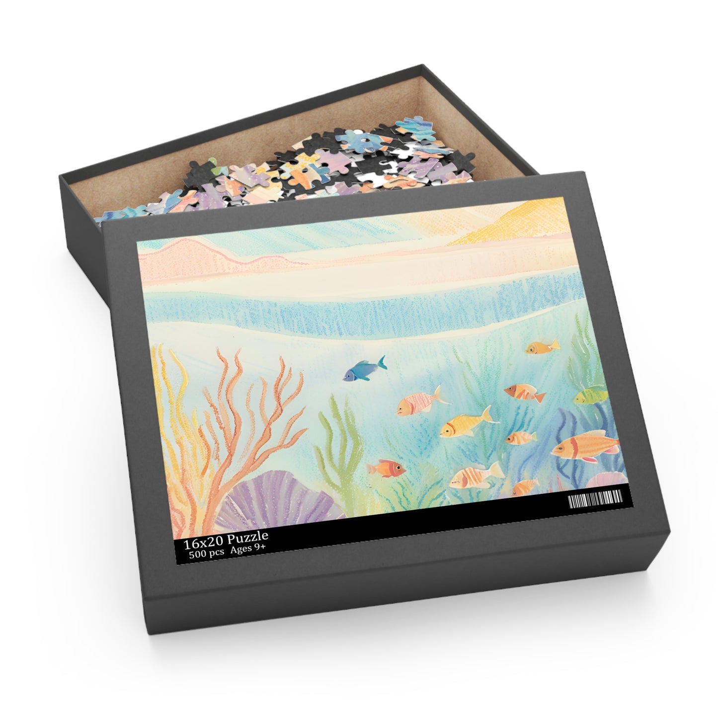 Underwater Serenity Puzzle  | Vibrant Fish & Coral Design